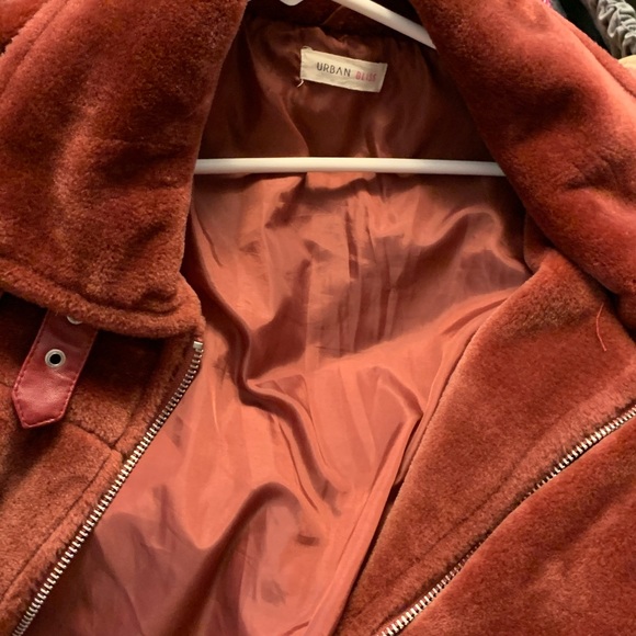 ASOS Curve Red Bomber Jacket - Picture 3 of 14